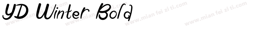 YD Winter Bold字体转换